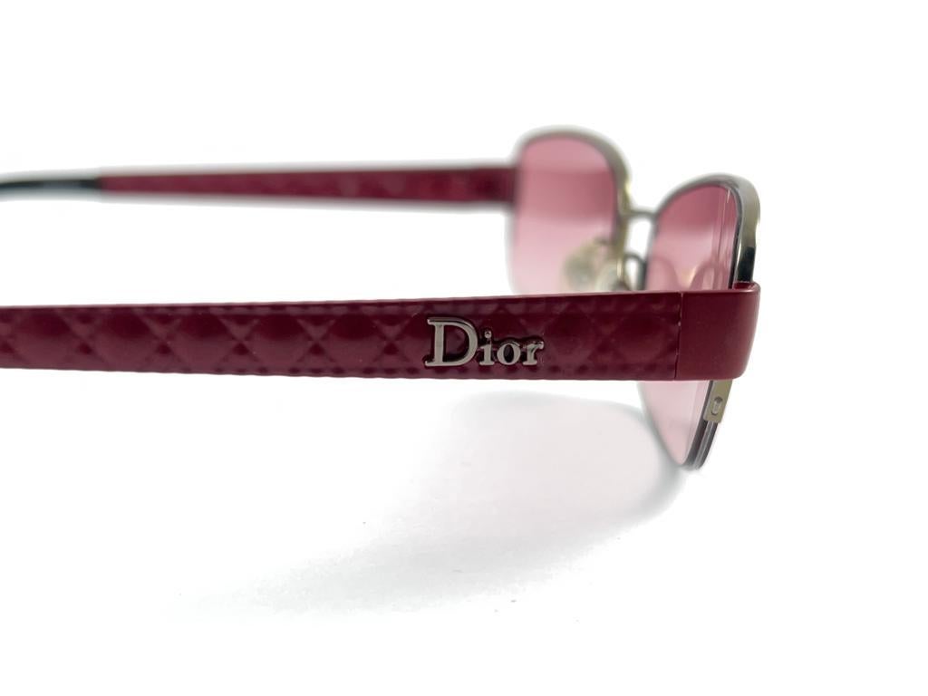 Vintage Christian Dior  CD3759 Sleek Half Frame 2000'S Sunglasses Italy Y2K For Sale 2