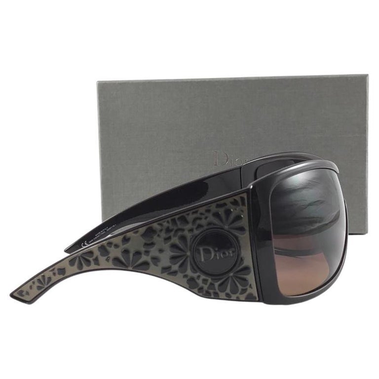 Vintage Christian Dior " CHERRY TREE " Extra Large Wrap Sunglasses Fall  2000 Y2K For Sale at 1stDibs