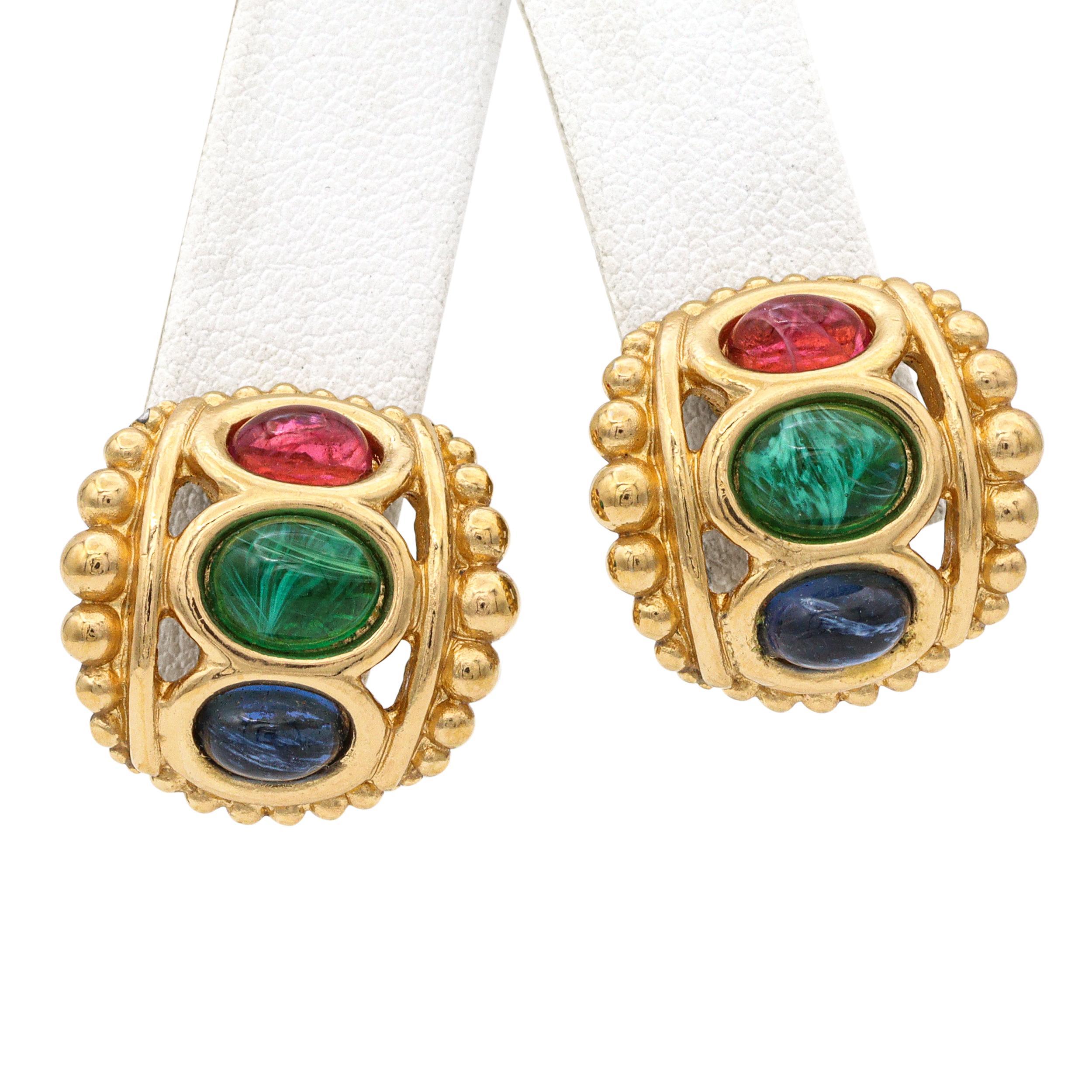 De las mujeres Pendientes de clip vintage Christian Dior en venta