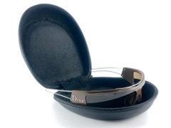 Vintage Christian Dior " COLOURFULL " Mocca Wrap Sunglasses Fall 2000 Y2K