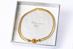 Vintage Christian Dior Crystal Choker Necklace