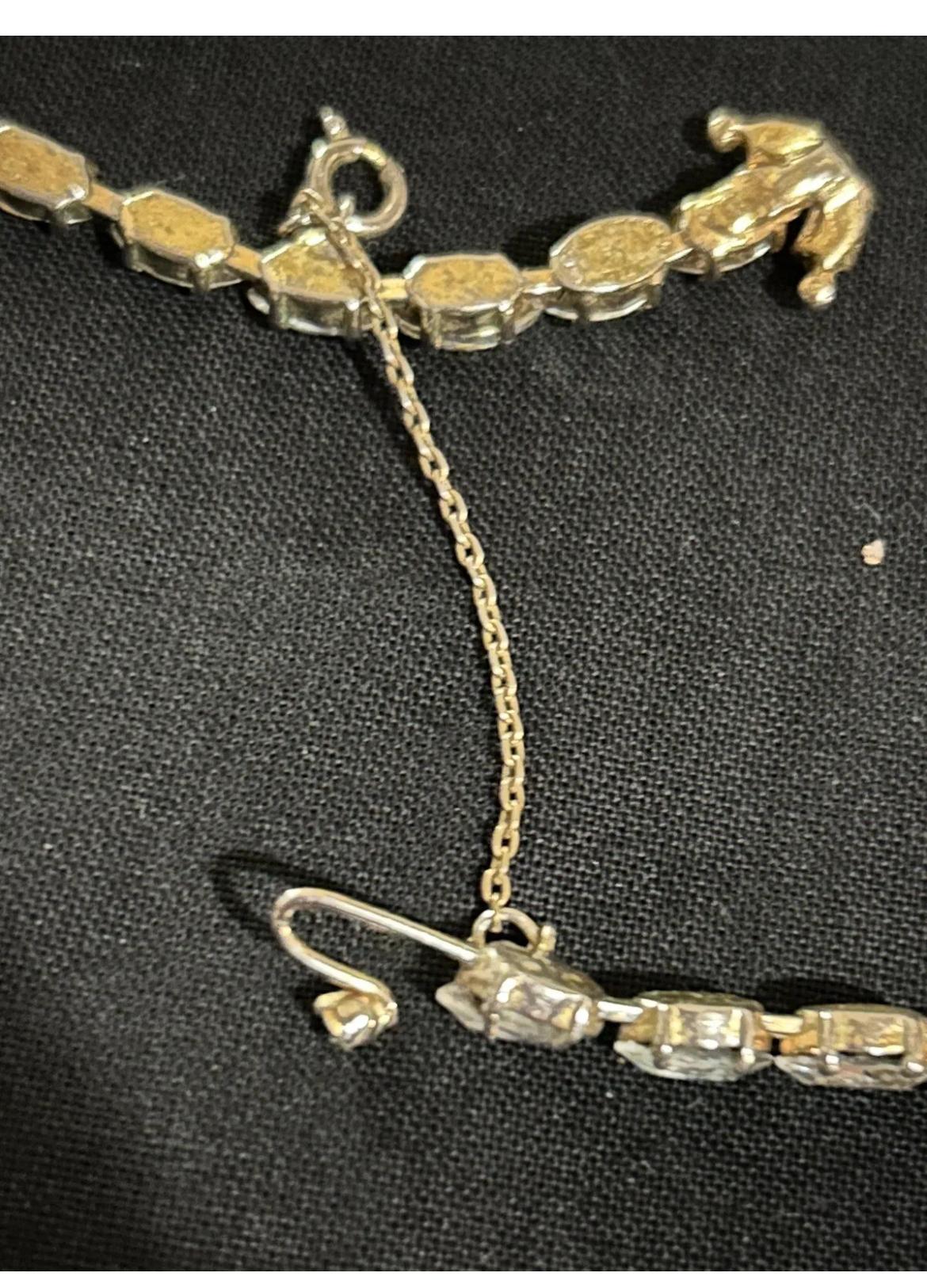 Vintage Christian Dior by Mitchel Maer Crystal  Necklace For Sale 11