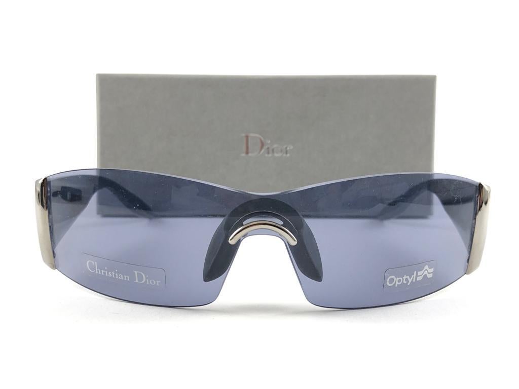 Vintage Christian Dior Demonia Wrap Galliano Era Sunglasses Fall 2000 Y2K For Sale 5