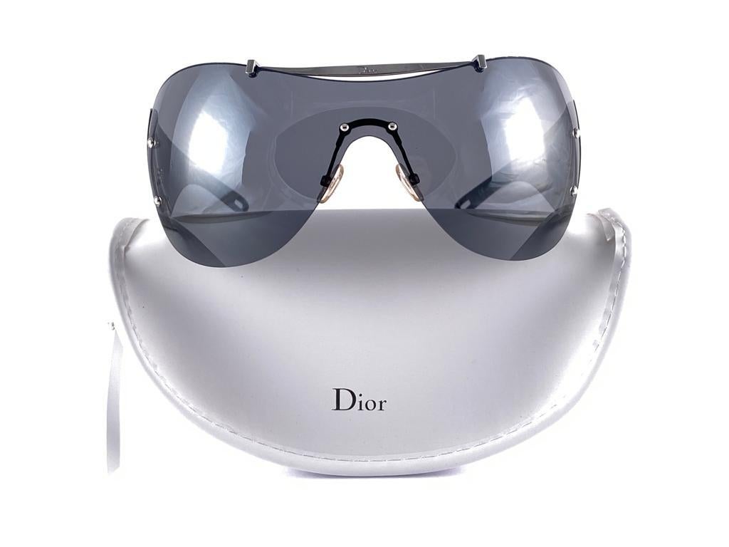 Vintage Christian Dior DIORITO Extra Large Wrap Galliano Sunglasses 2000'S  Y2K For Sale 11