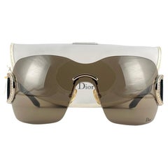 Vintage Christian Dior Diorly 1 Bubble Wrap Sunglasses Fall 2000 Y2K