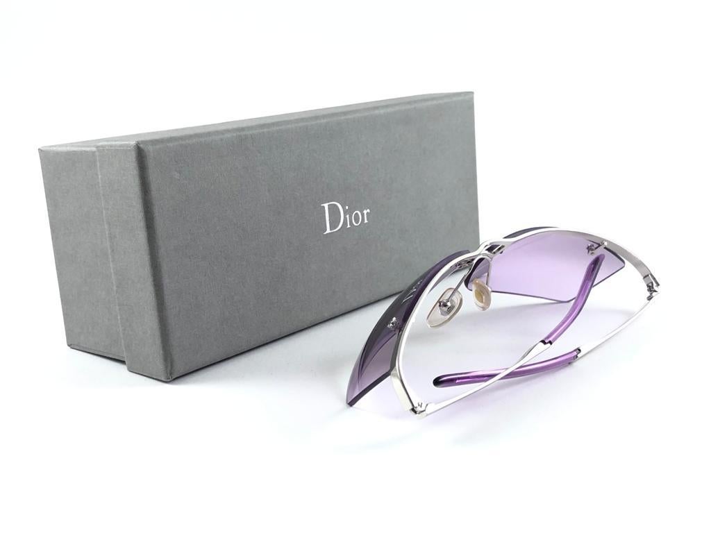 Vintage Christian Dior Diorminiglam Wrap Sunglasses Fall 2000 Y2K 1