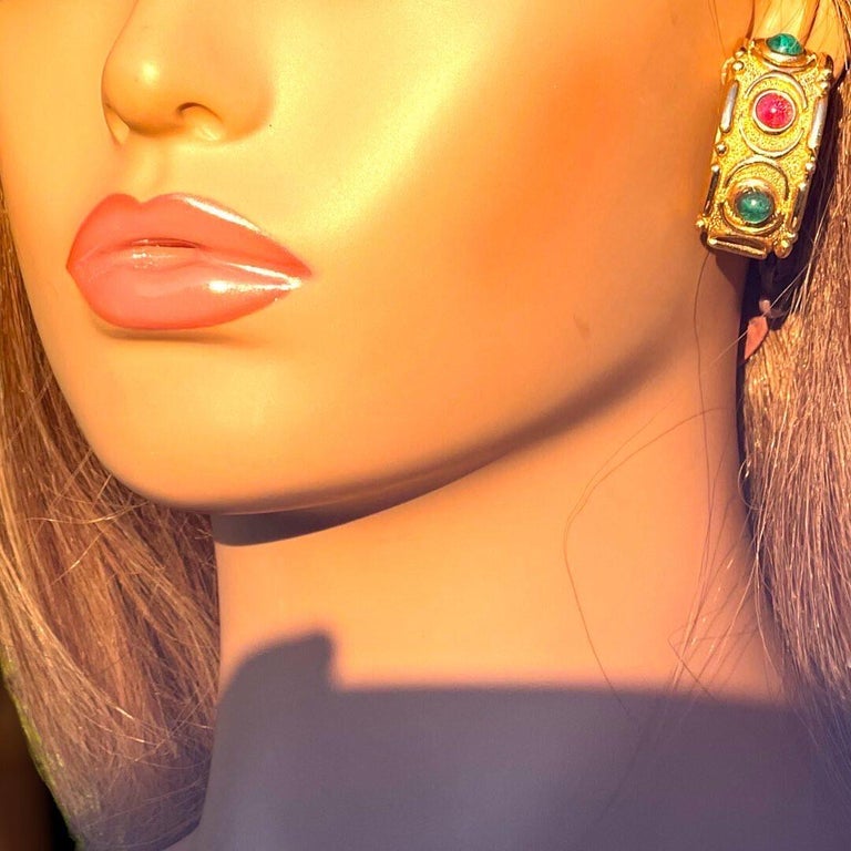 Vintage Christian Dior earrings For Sale at 1stDibs