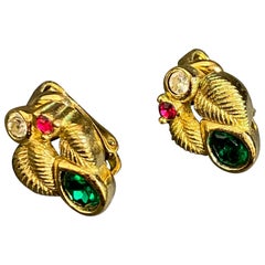 Vintage Christian Dior earrings. Vintage Christian Dior earrings.