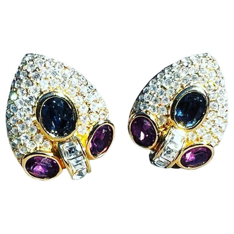 Vintage Christian Dior earrings For Sale at 1stDibs