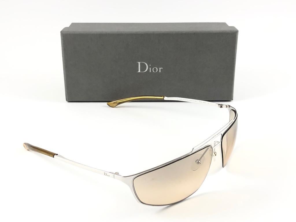 Vintage Christian Dior Estorile Wrap Sunglasses Fall 2000 Y2K For Sale 2