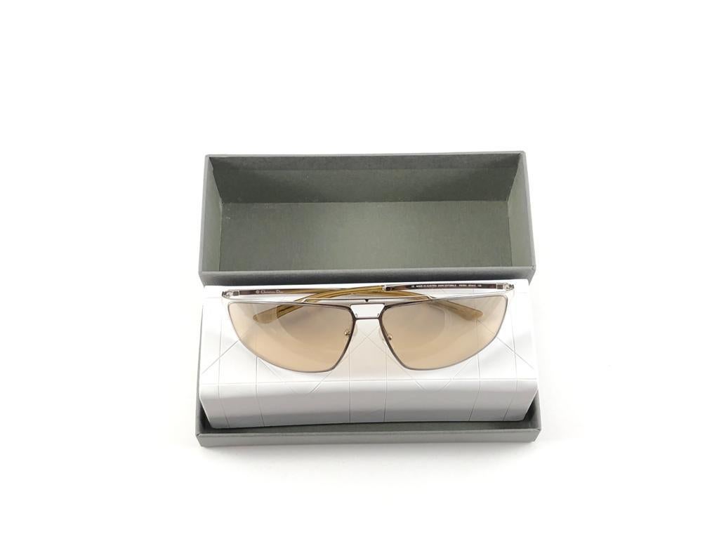 Vintage Christian Dior Estorile Wrap Sunglasses Fall 2000 Y2K For Sale 5