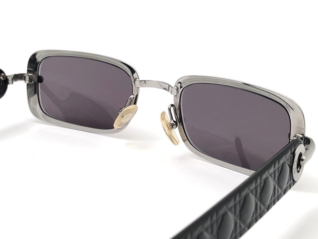 Vintage Christian Dior Eva 24D Small Grey Optyl Sunglasses 1990 For ...