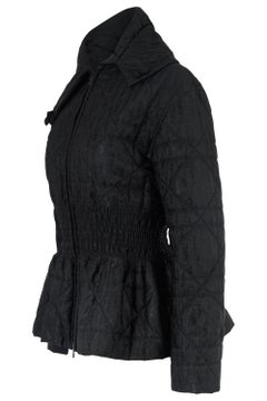 Vintage Christian Dior F/W 1998 Black Quilted Corset Jacket