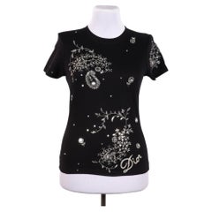 Vintage Christian Dior Galliano 2004 T-shirt in black
