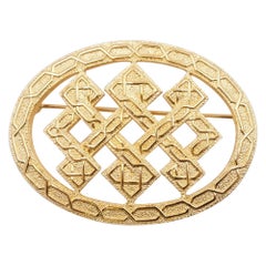 Vintage Christian Dior Geometry brooch 1980s