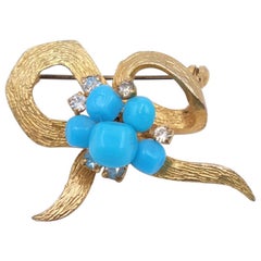 Christian Dior Broche à nœud vintage Allemagne, années 1960