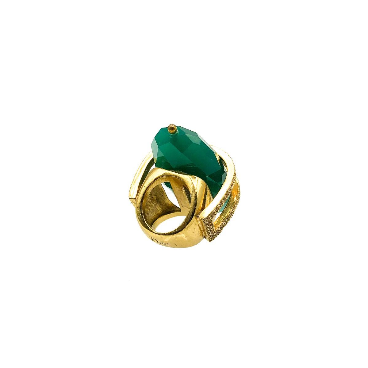 dior gold ring