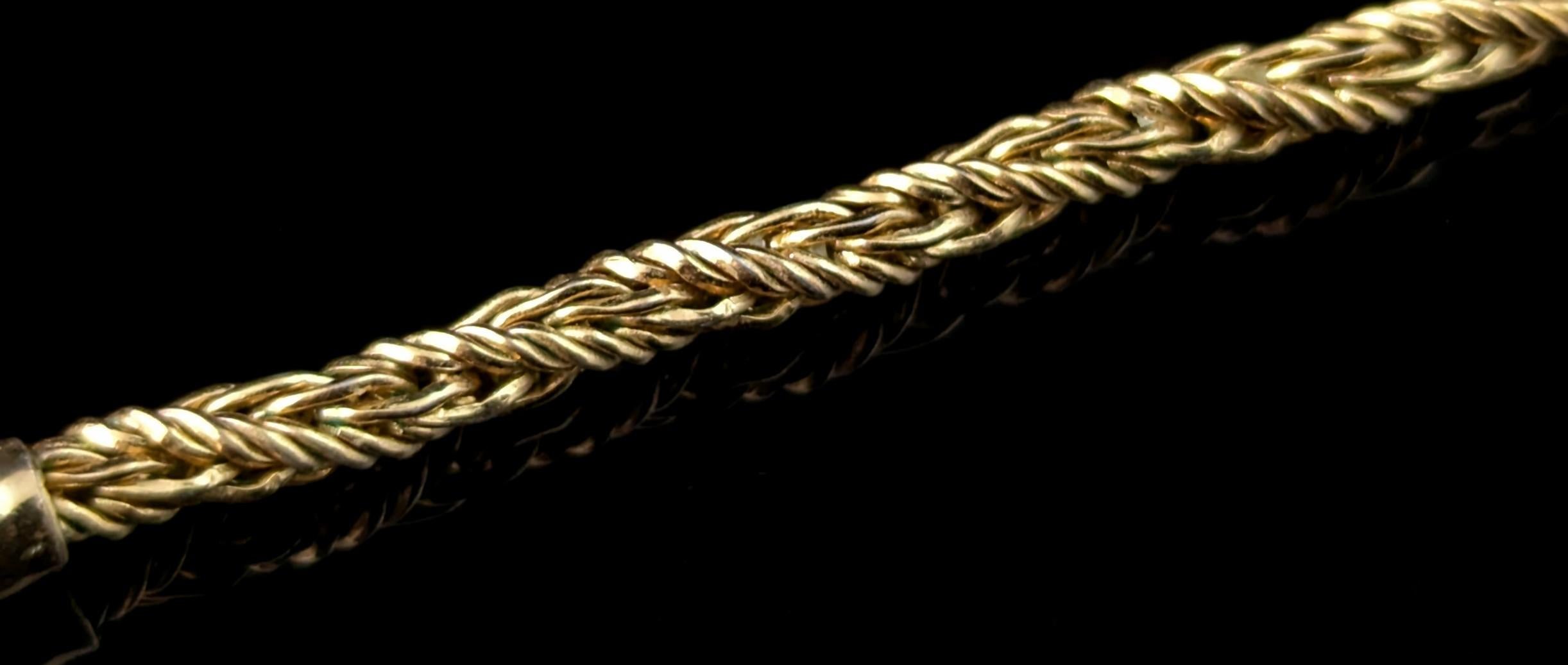 Vintage Christian Dior gold plated chain necklace For Sale 6