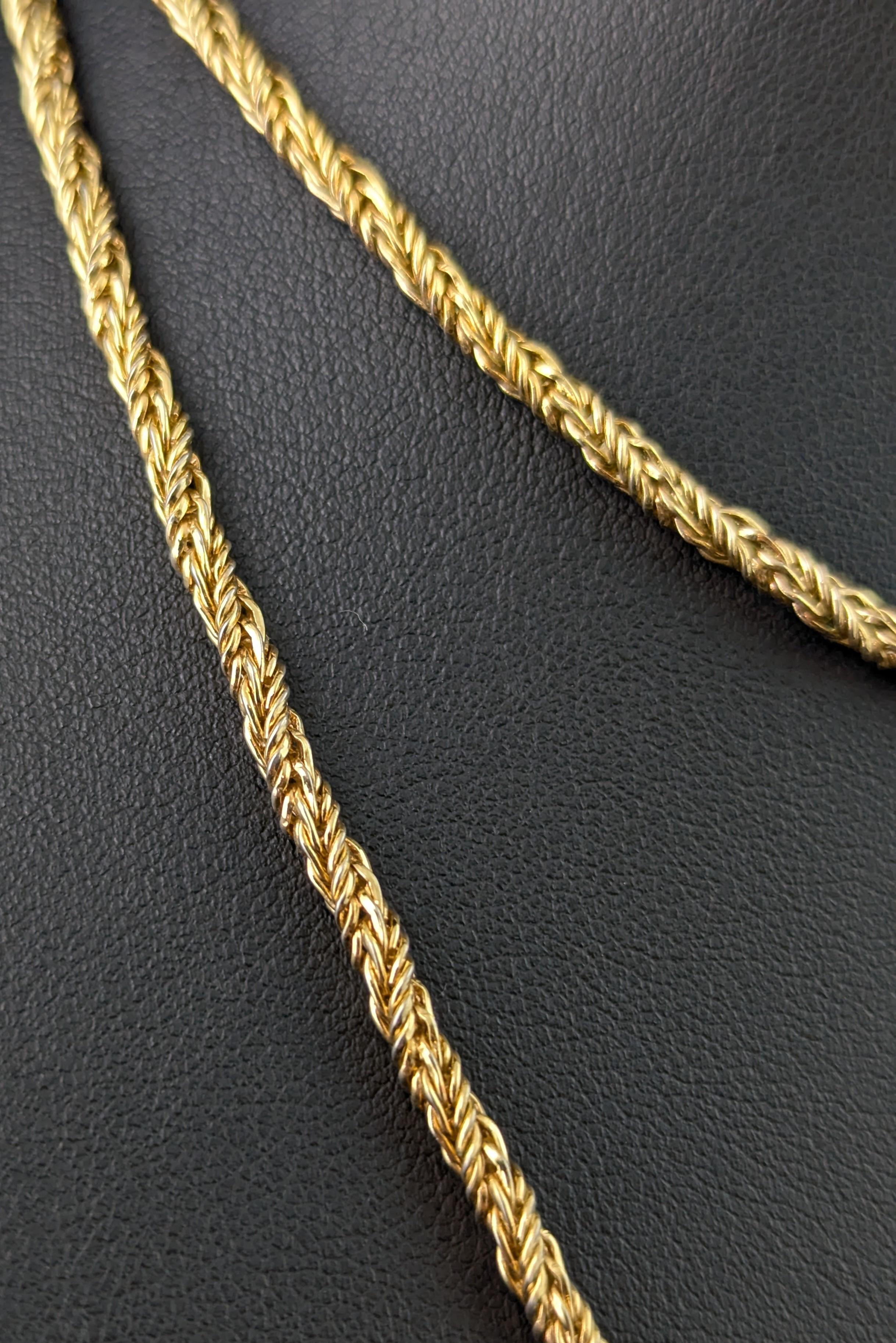 Vintage Christian Dior gold plated chain necklace In Good Condition For Sale In NEWARK, GB