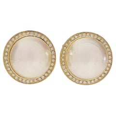 Vintage Christian Dior Gold-Plated Pearl Clip-On Earrings