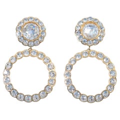 Boucles d'oreilles Christian Dior ton or, circa 1980