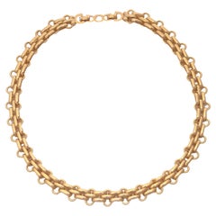 Vintage Christian Dior Gold-Tone link necklace
