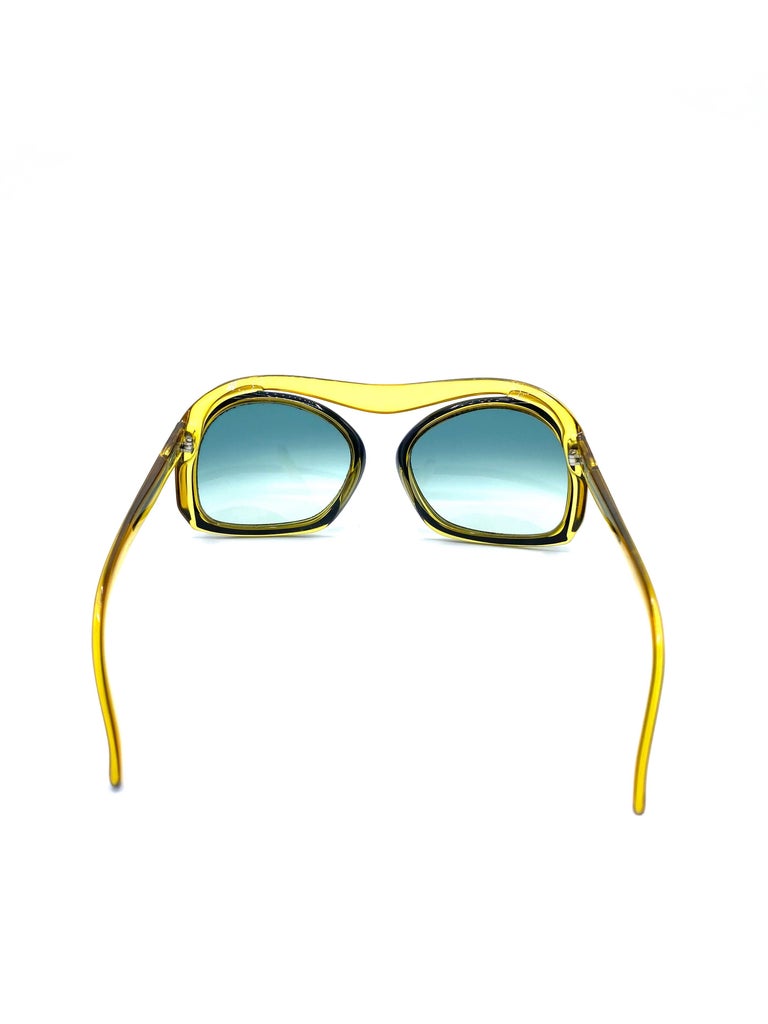 christian dior yellow sunglasses