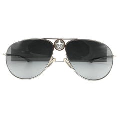 Vintage Christian Dior „“ HIPPY 1 „“ Silberne Wickel-Sonnenbrille Herbst 2000 Y2K