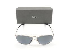 Vintage Christian Dior "" HIPPY 2 "" Silberne Wickel-Sonnenbrille Herbst 2000 Y2K