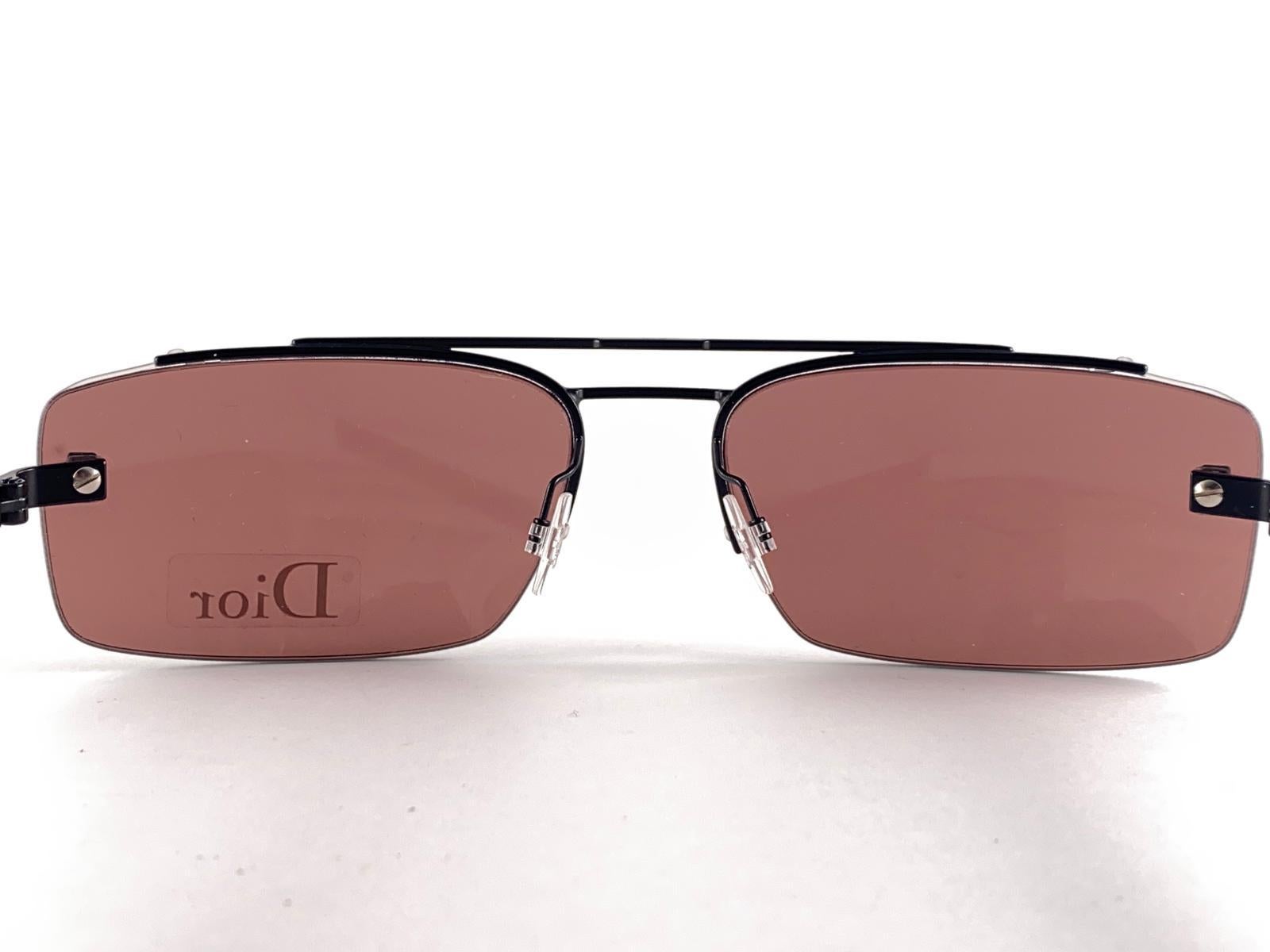 Vintage Christian Dior Homme 0003/s Vintage-Halberrahmen 1990er Jahre Österreich Herren im Angebot