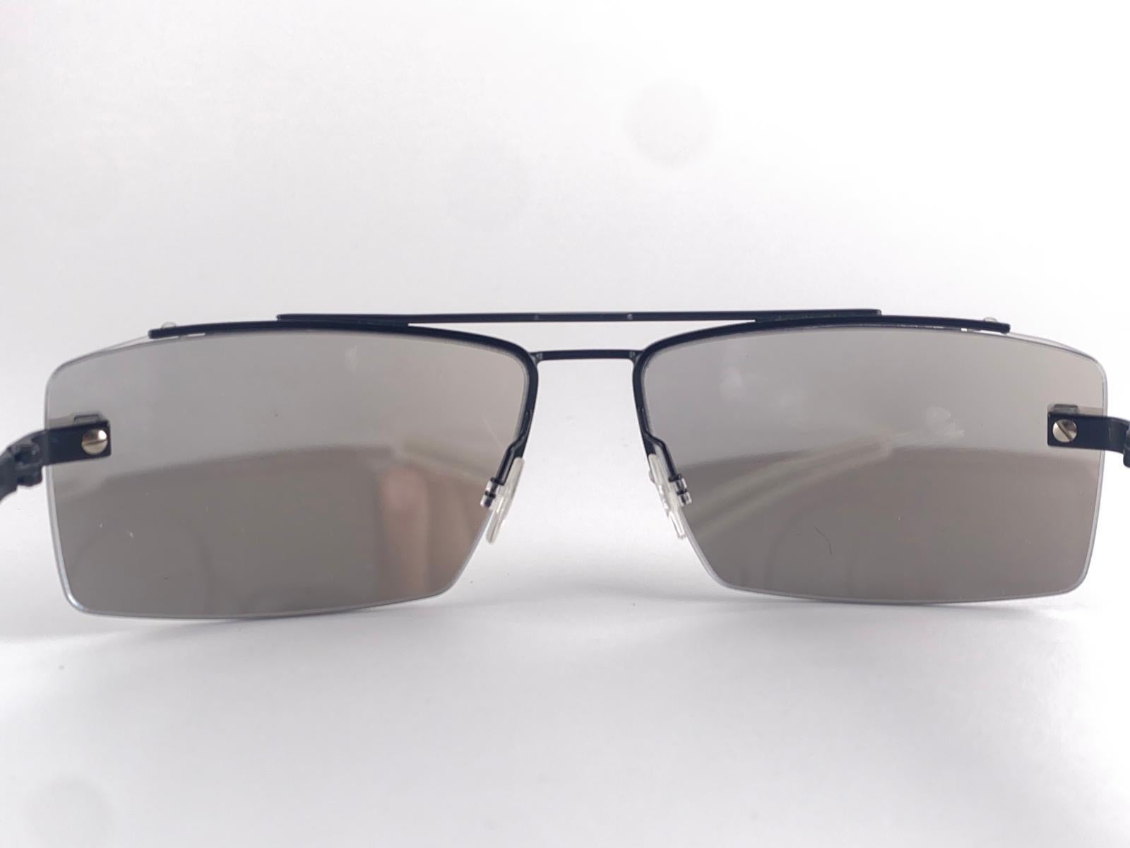 Vintage Christian Dior Homme 0003/s Vintage-Halberrahmen 1990er Jahre Österreich im Angebot 1