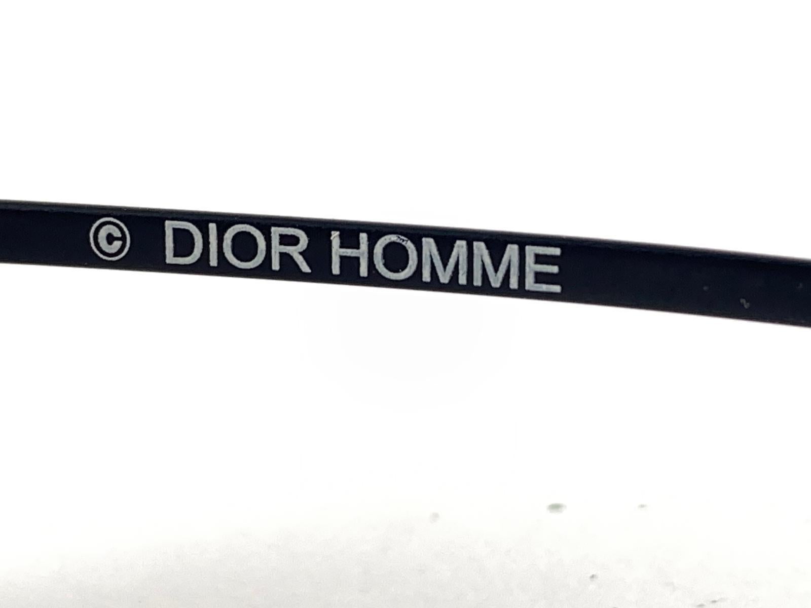 Marron Vintage Christian Dior Homme 0033/s Black Frame 1990's Autriche en vente