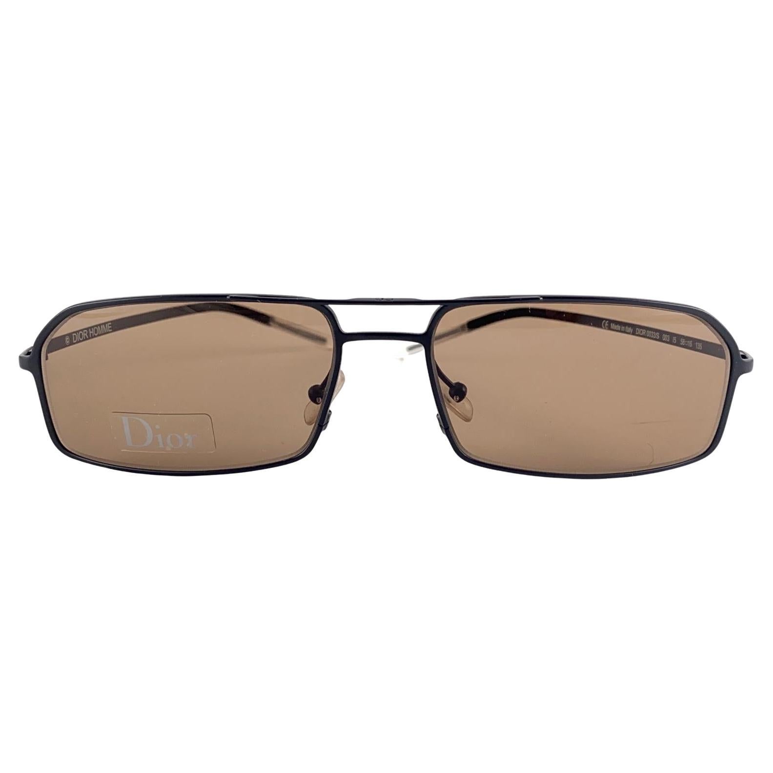 Vintage Christian Dior Homme 0033/s Black Frame 1990's Autriche en vente