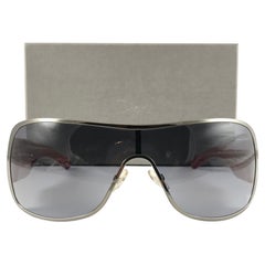 Vintage Christian Dior INDINIGHT 2 Extra Large Wrap Sunglasses Fall 2000 Y2K