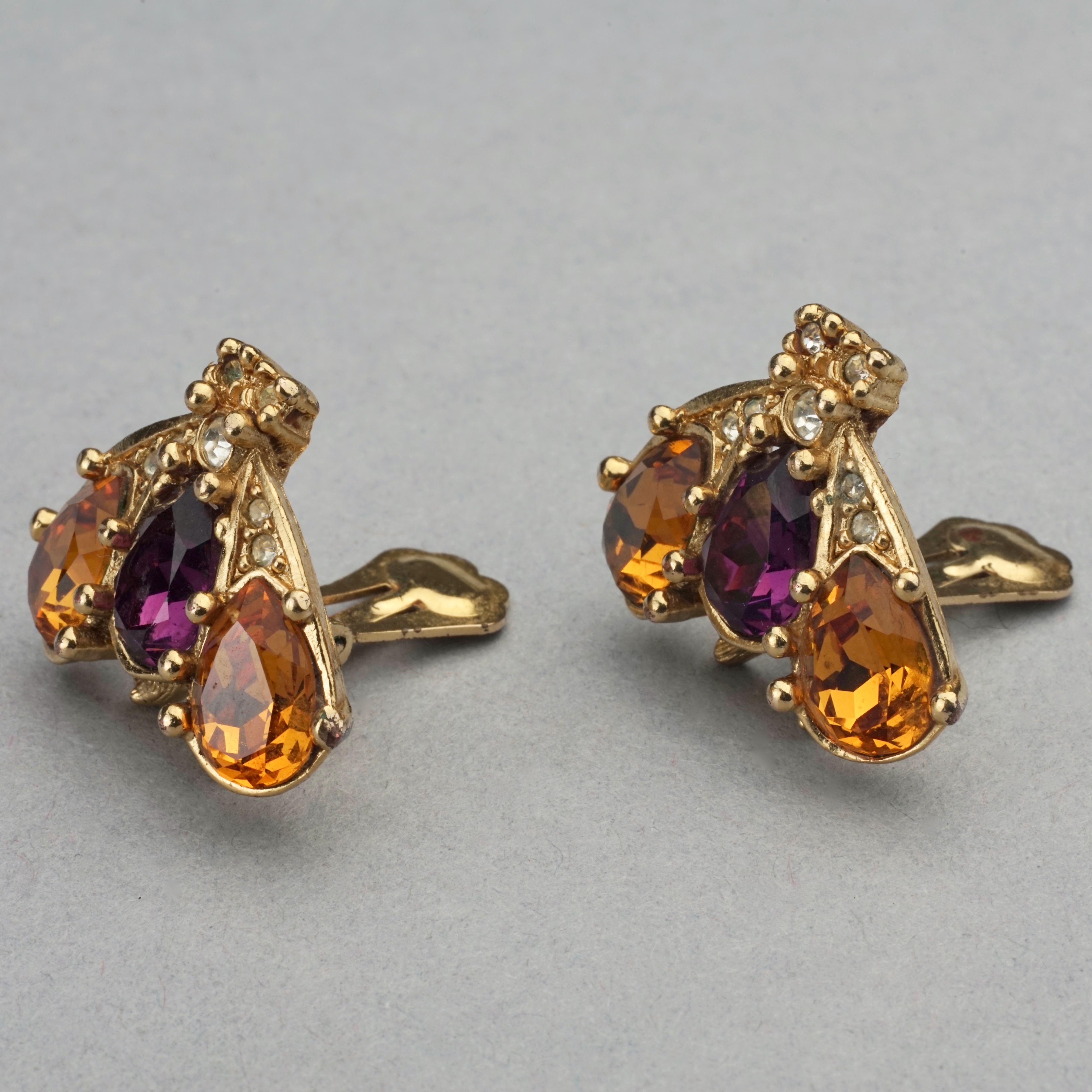 Vintage CHRISTIAN DIOR Ohrringe mit Hummeln und Schmuck im Zustand „Hervorragend“ in Kingersheim, Alsace