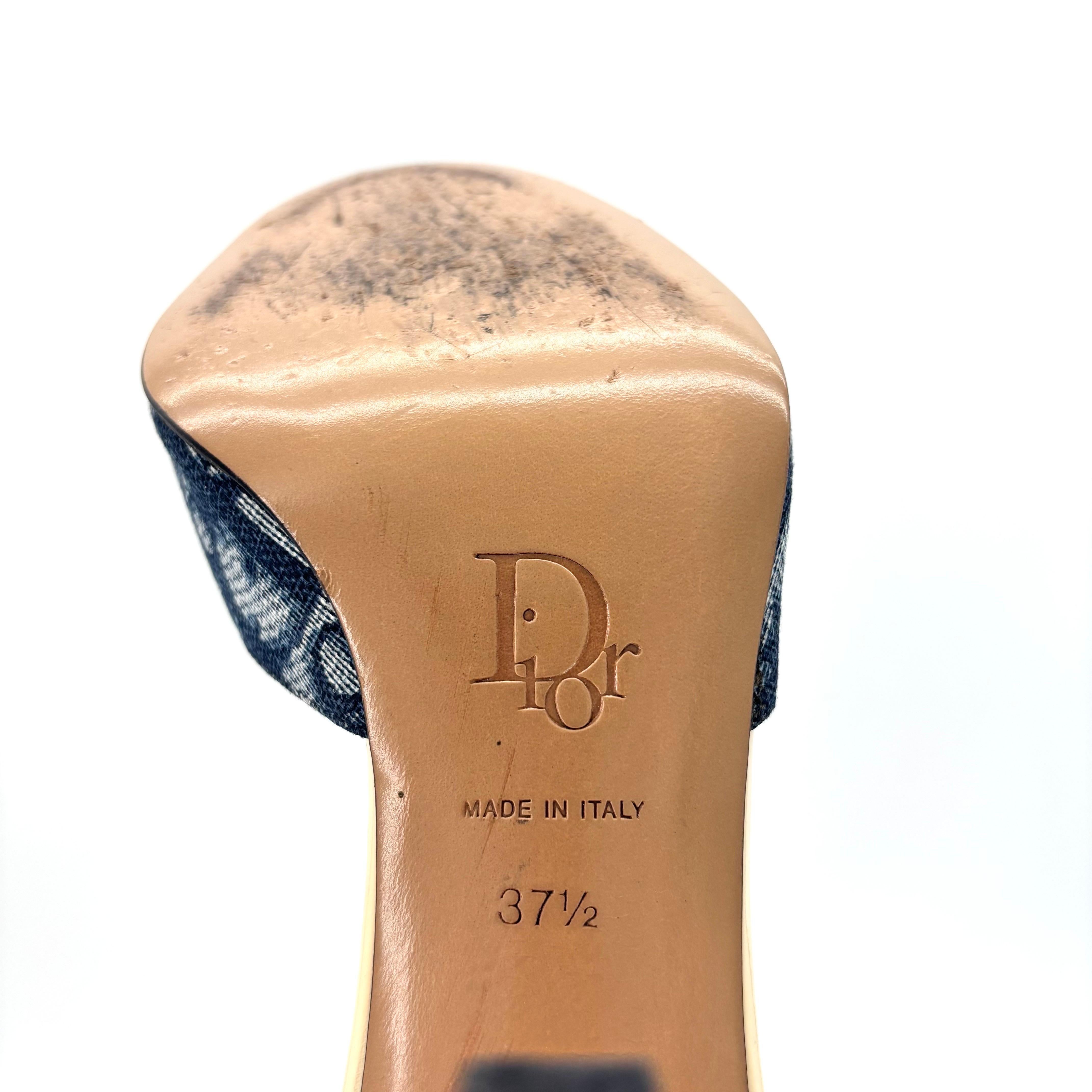 Vintage Christian Dior John Galliano Trotter Print Padlock Key