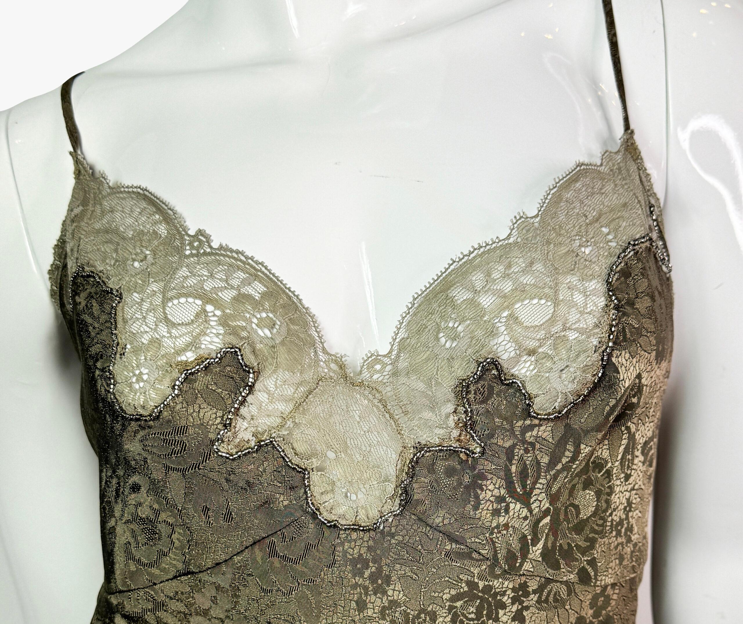 Vintage Christian Dior  Lace Nightgown In Good Condition In New York, NY