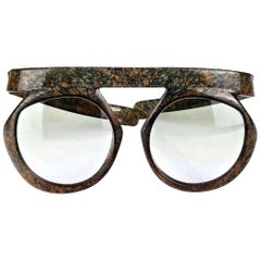 Occhiali da sole vintage Christian Dior Lady Gaga oversize A Space Age