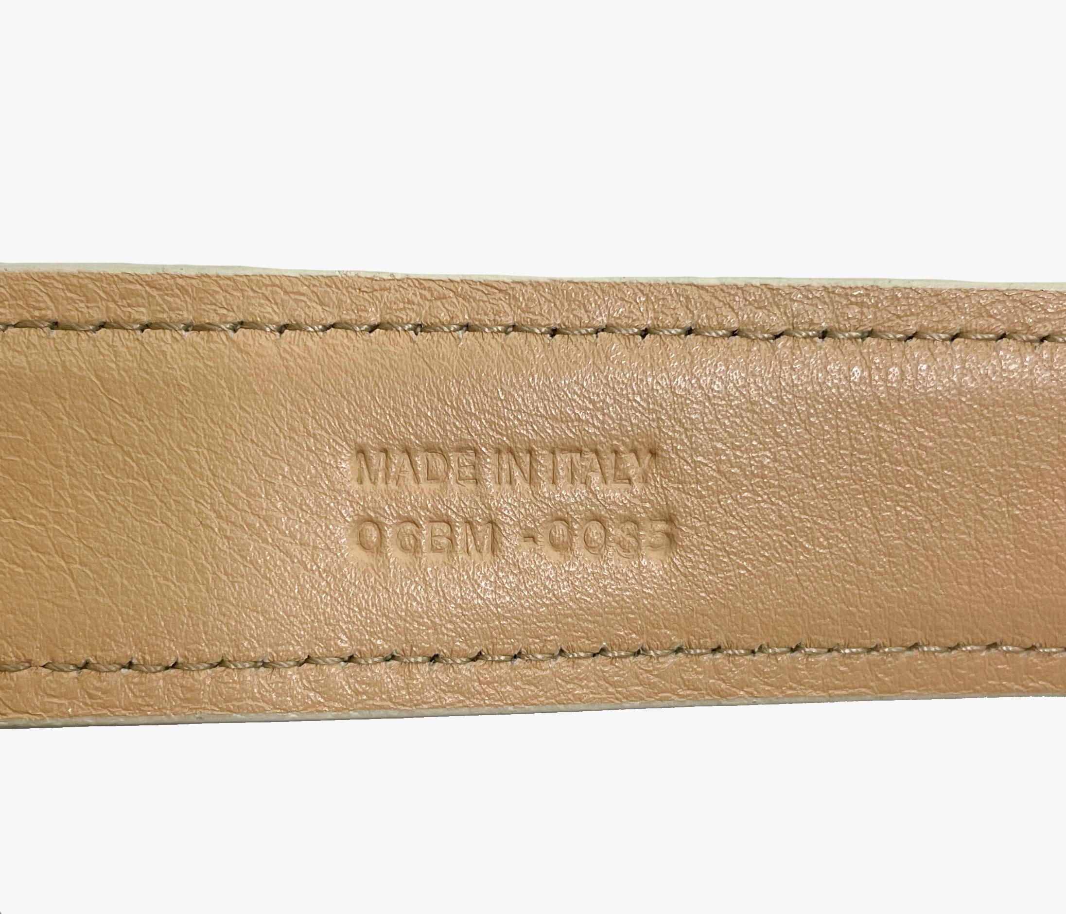 Women's or Men's Vintage Christian Dior leather belt For Sale