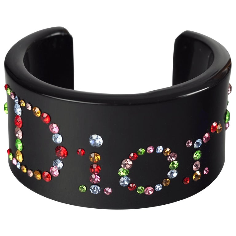 Black store dior bracelet