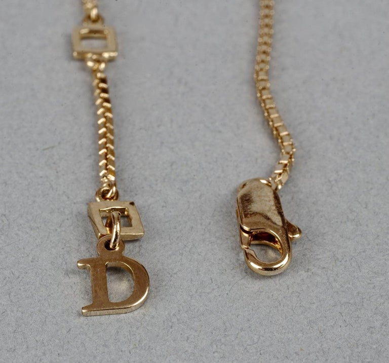 Dior word necklace Clearance