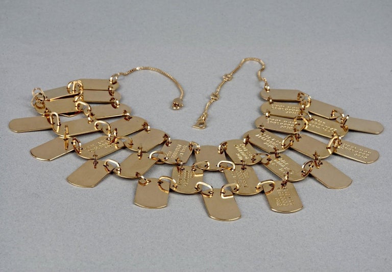 Dior word necklace Clearance