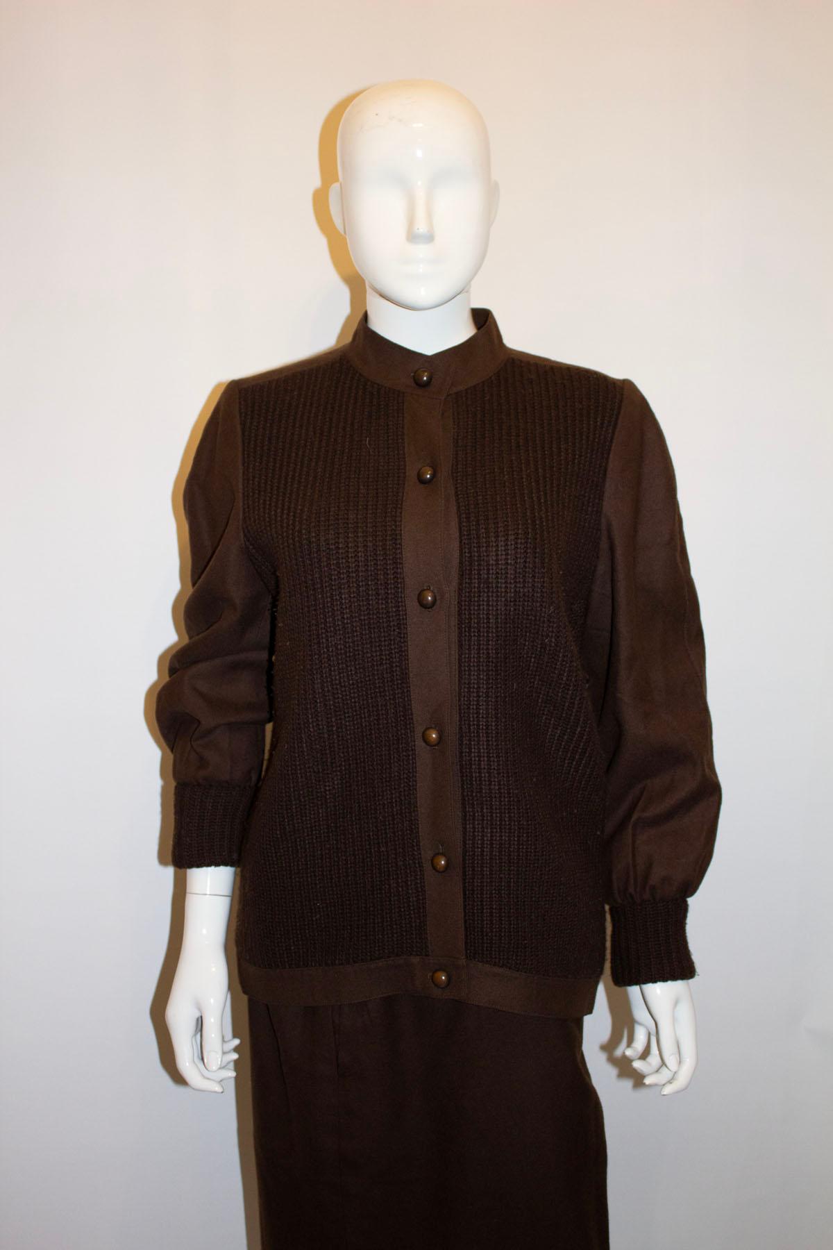 Women's Vintage Christian Dior London Jacket and Skirt For Sale