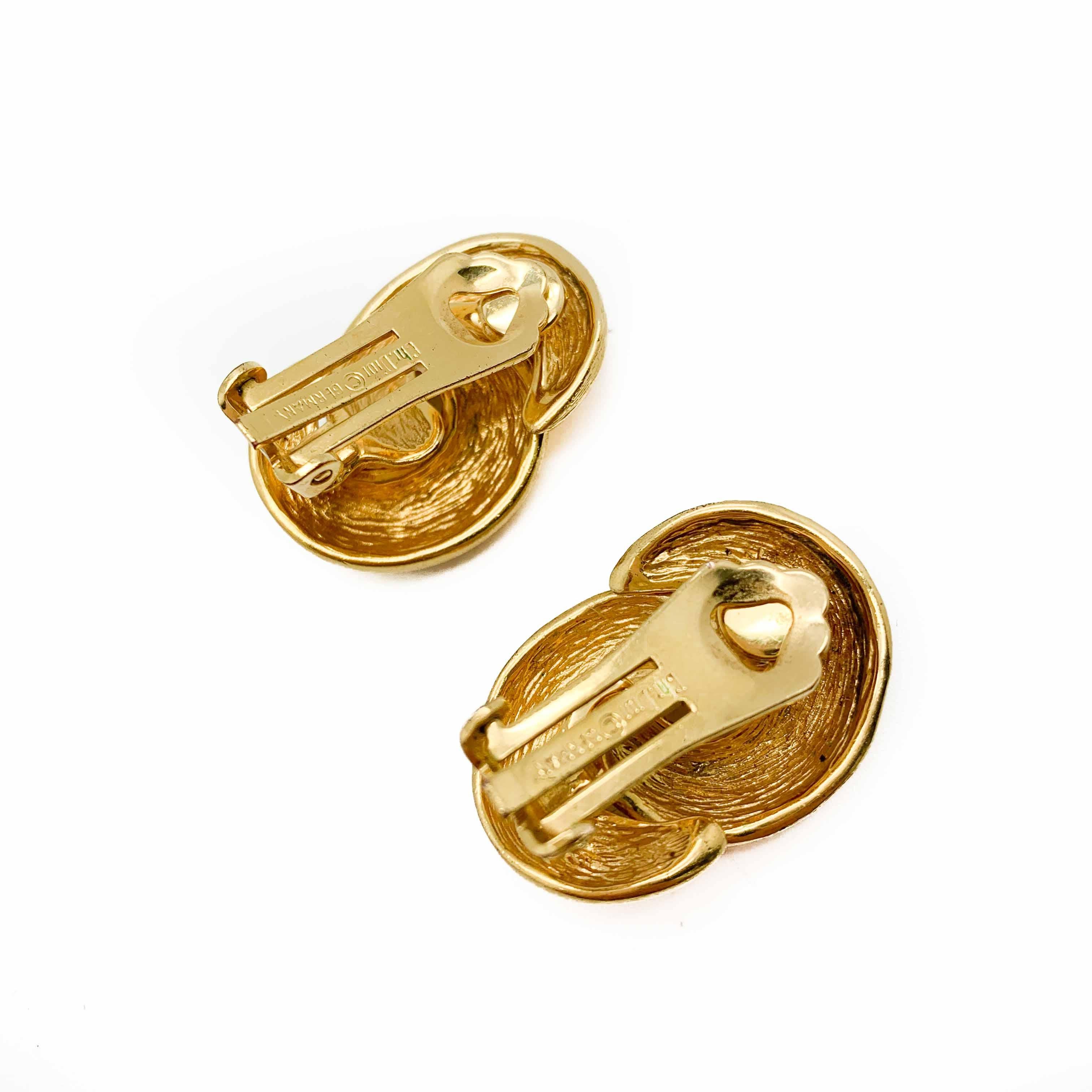 Women's Vintage Christian Dior Love Knot Earrings 1980s For Sale