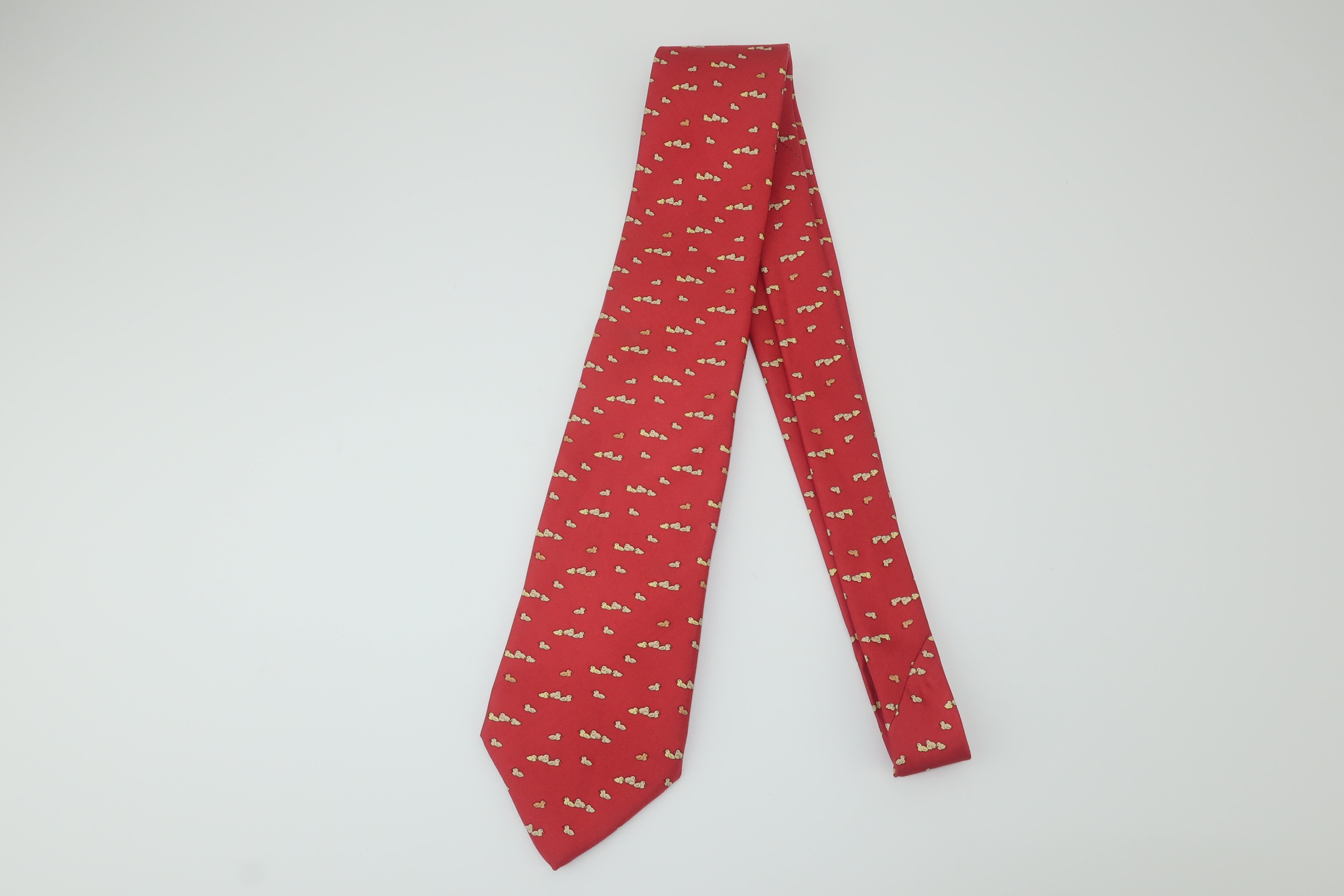 Vintage Christian Dior Men's Silk Necktie In Good Condition In Atlanta, GA