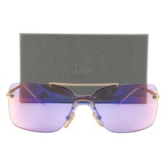 Christian Dior MINI MOtarD  Lunettes de soleil enveloppantes Automne 2000 Y2K