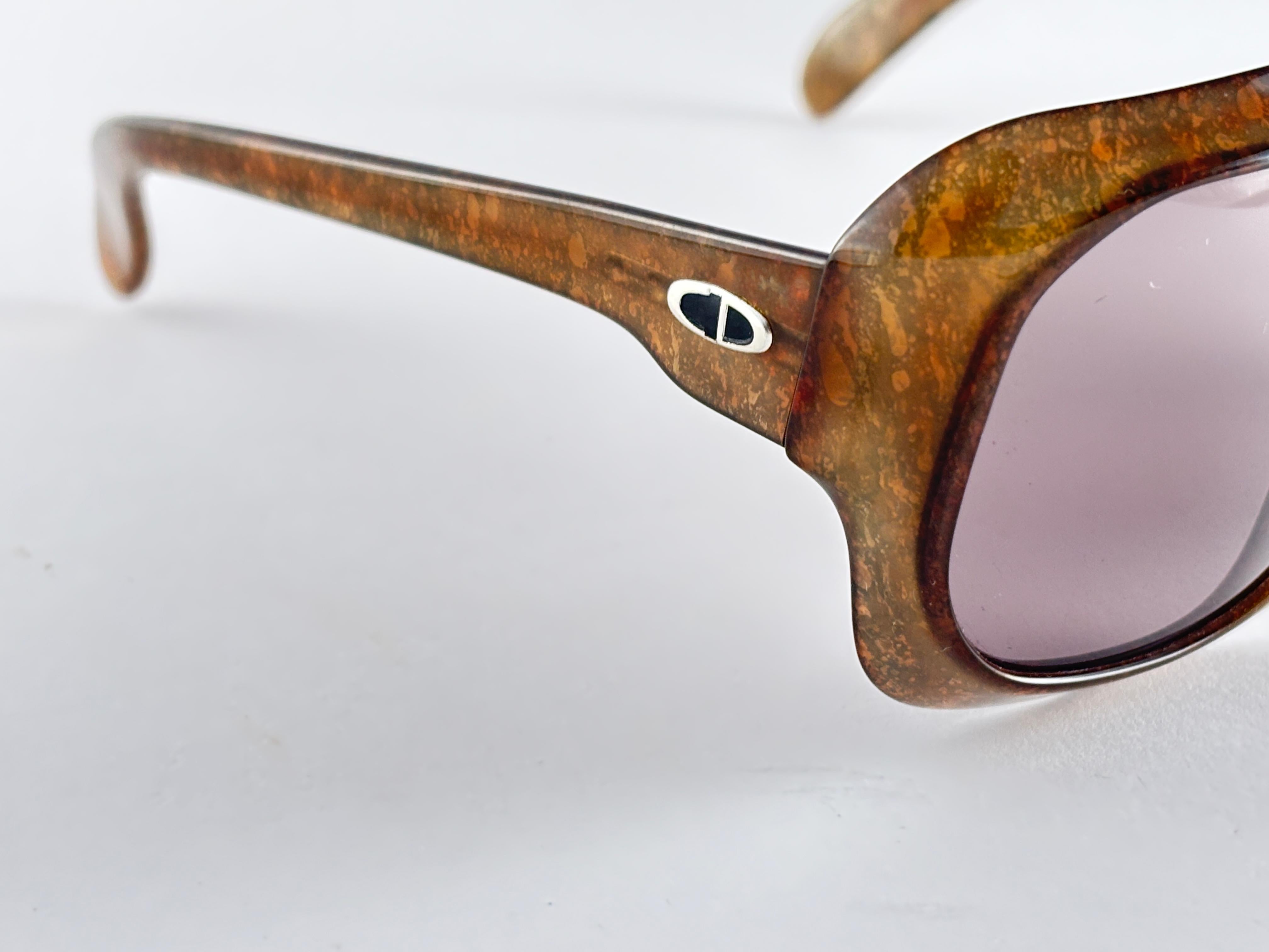 Vintage Christian Dior Monsieur 2024 11 Optyl Oversized 1970 Sunglasses For Sale 1