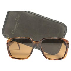Vintage Christian Dior Monsieur 2164  Oversized Tortoise Sunglasses 1970 Austria