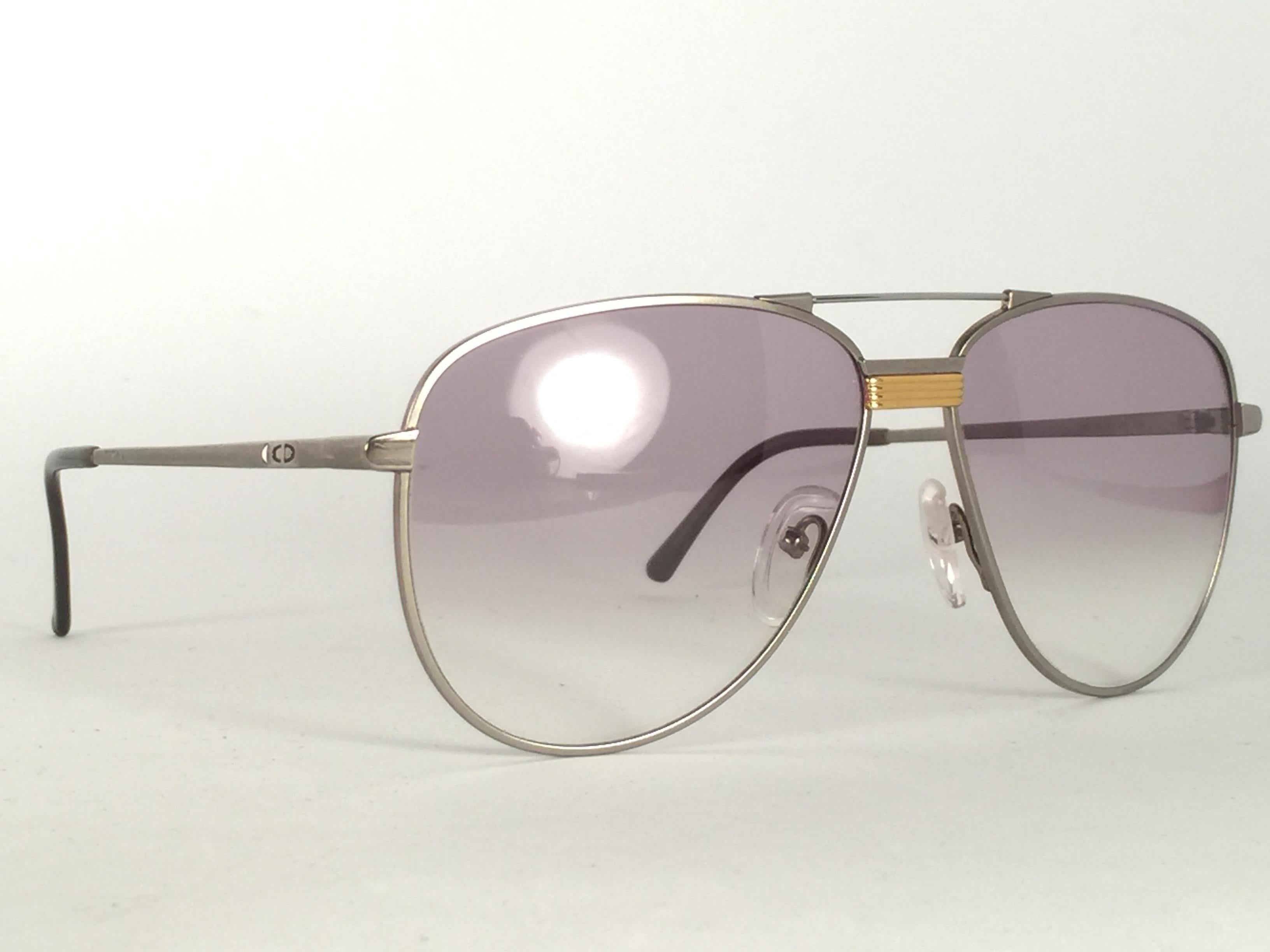 Women's or Men's Vintage Christian Dior Monsieur Titanium Optyl Germany Sunglasses For Sale