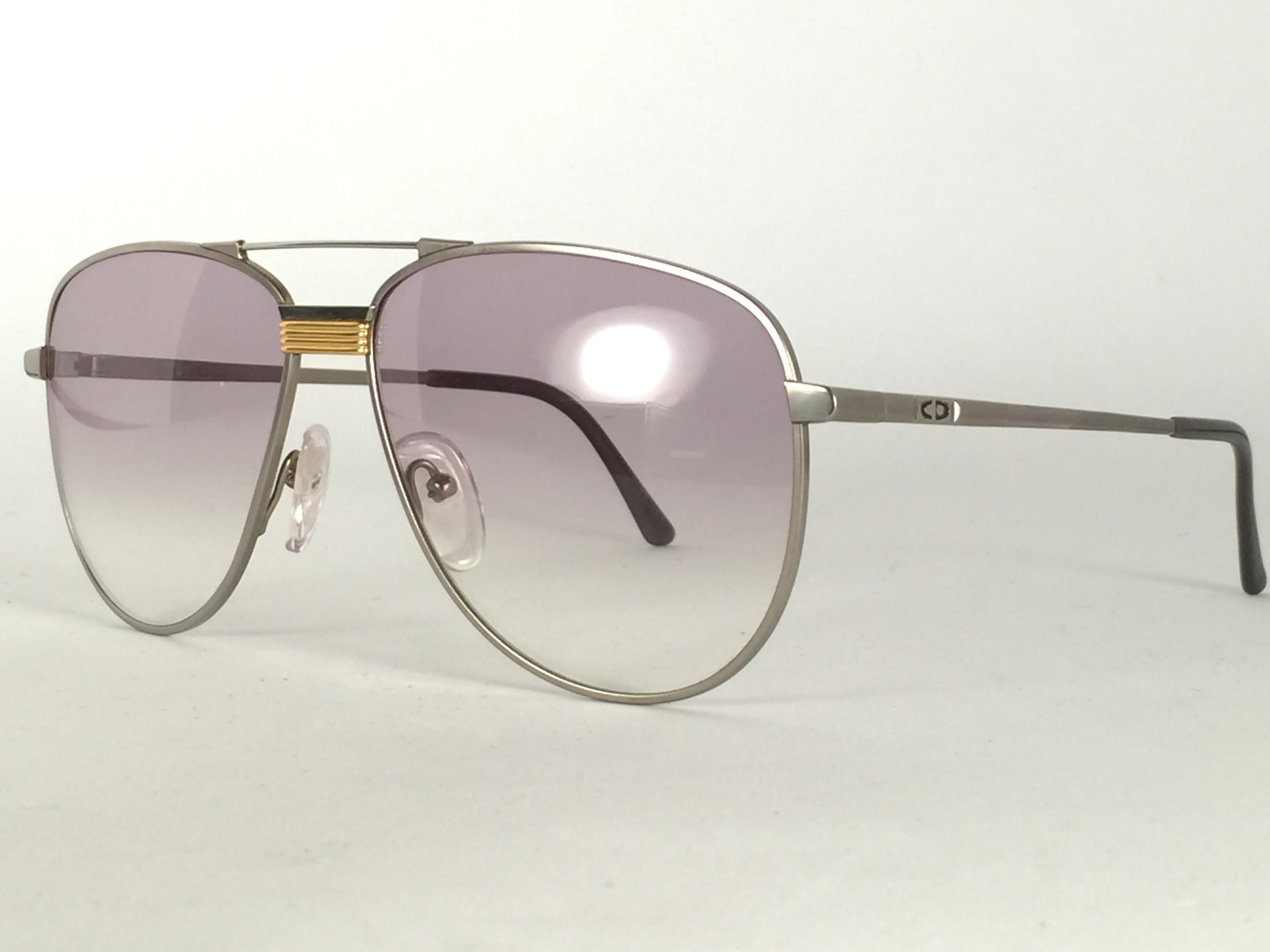 Vintage Christian Dior Monsieur Titanium Optyl Germany Sunglasses For Sale 1
